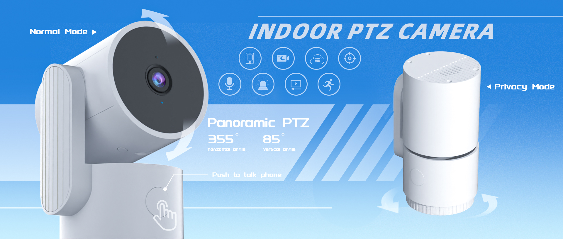 P50ZA2 Tuya Indoor PTZ WiFi Camera
